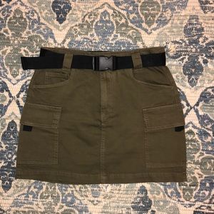Forever 21 army green skirt